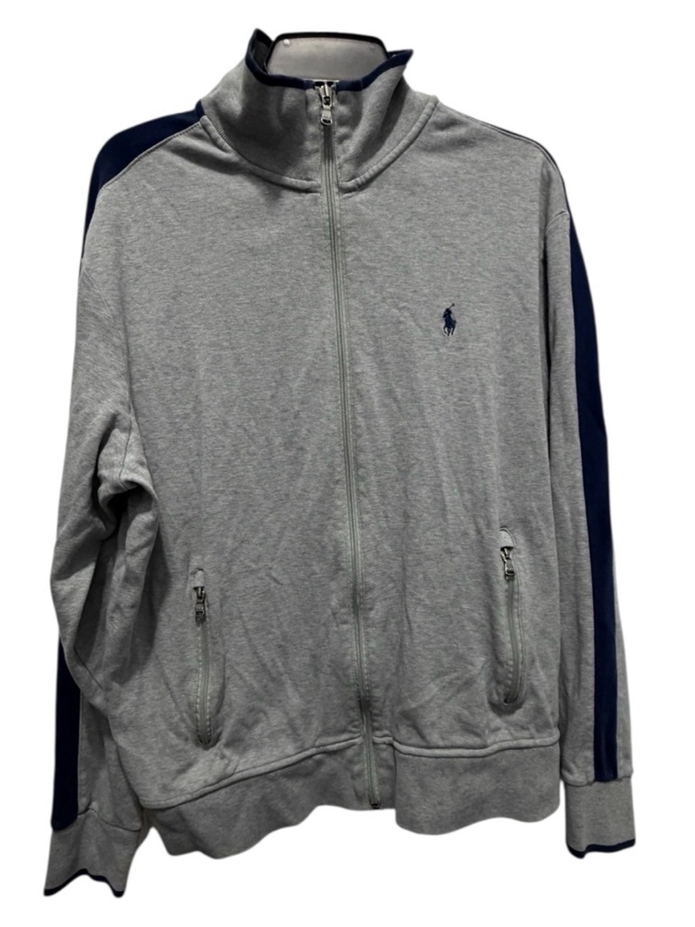 Polo Ralph Lauren Heather Gray Sweatshirt jacket size large